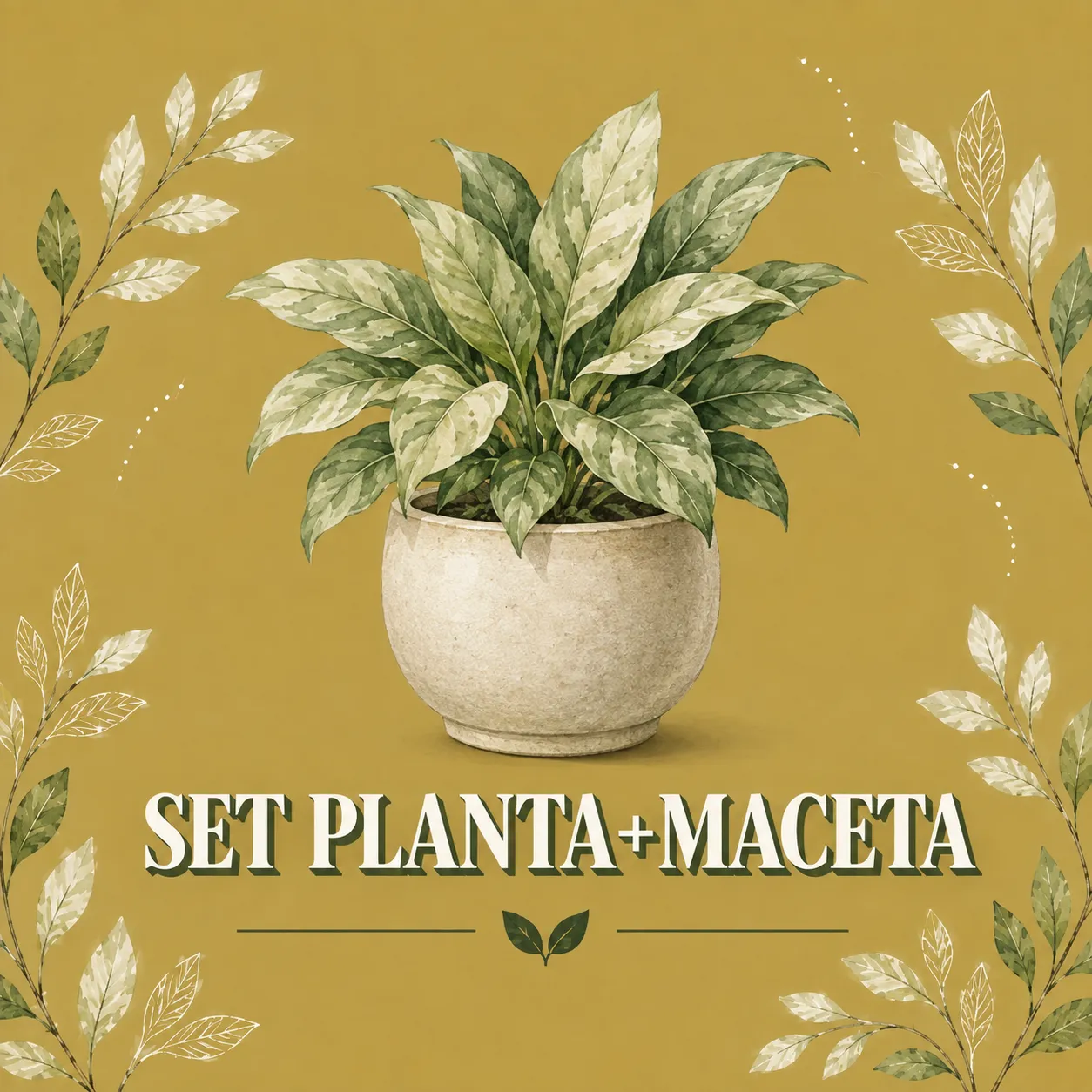 Set Planta + Maceta