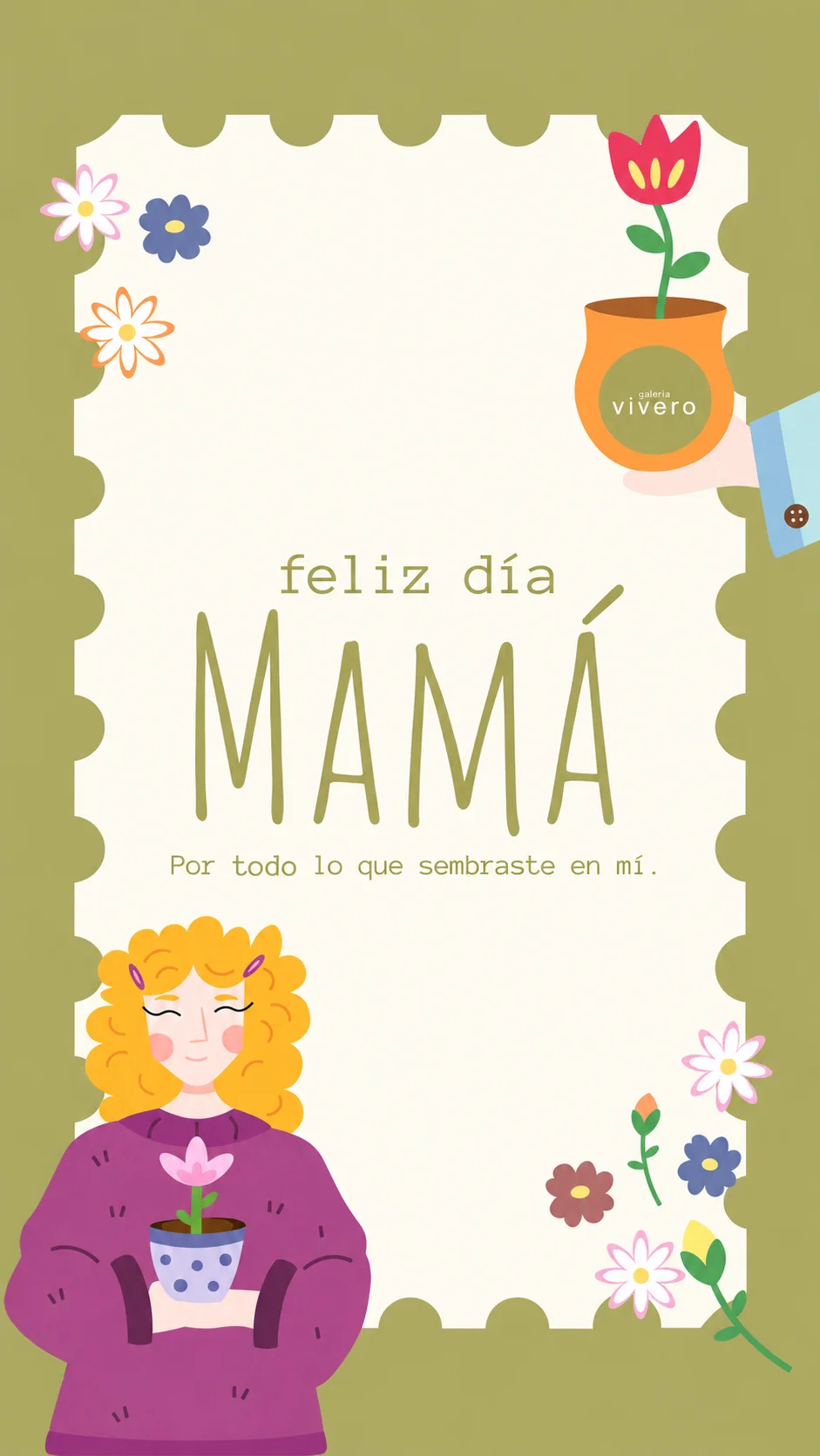 Feliz día mamá. Galería Vivero