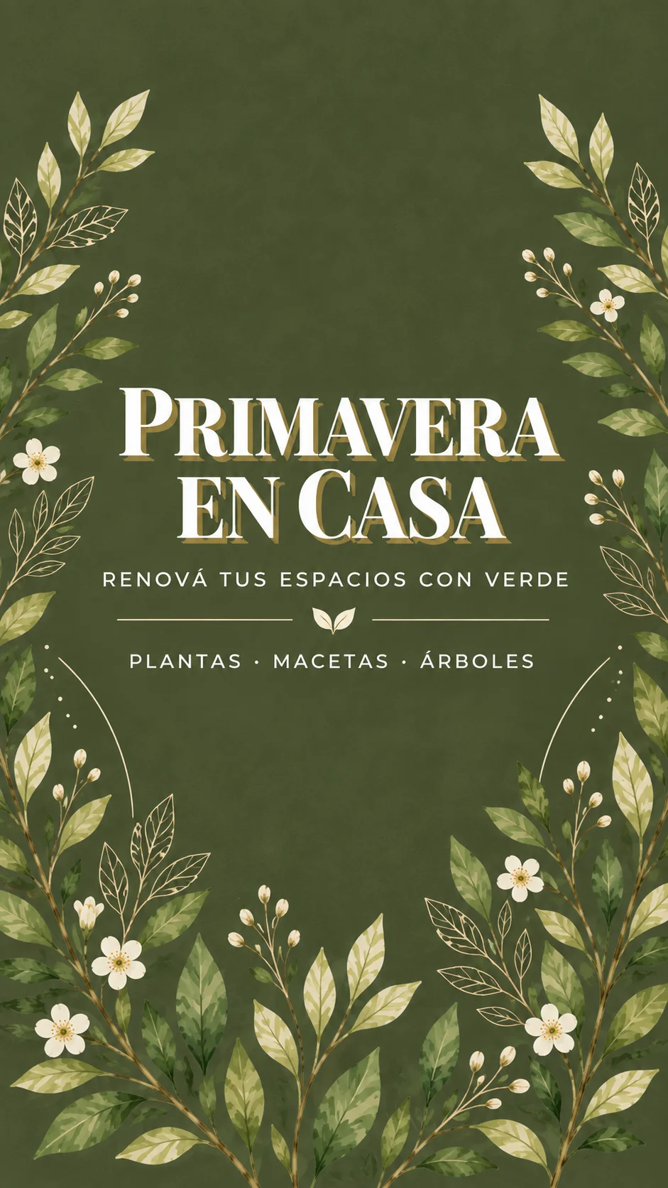 Primavera en Casa: renová tus espacios con verde. Plantas, macetas y árboles